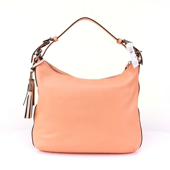 NWT Coach Perforated Leather Two Way Crossbody Shoulder Bag in Apricot - Picture 7 of 12